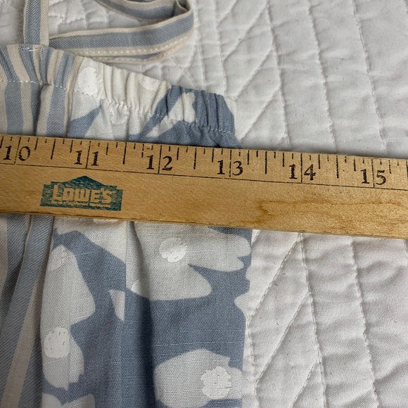 Splendid XS blue & white floral sundress - summery casual adj straps - Picture 5 of 8